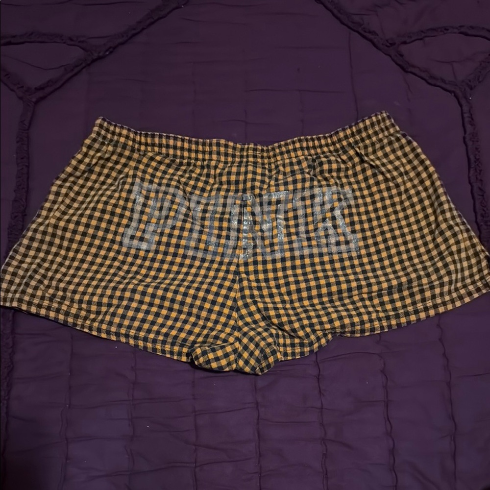 Plaid PINK FAMU Collection “I ❤️ FAMU” Lounge Shorts